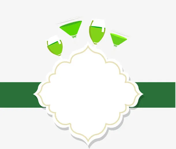 矢量复古彩色特色标志标题边框免抠
