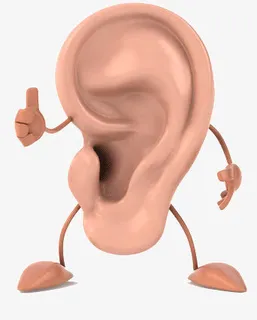 倾听世界的耳朵免抠