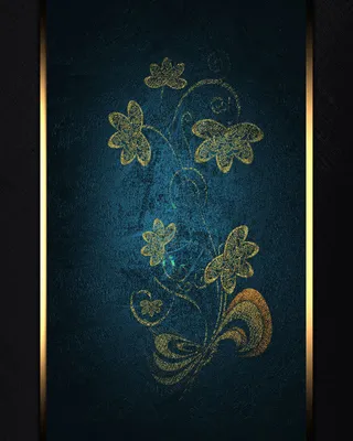 复古花纹背景免抠