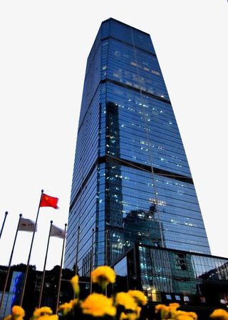 卓越大厦图片免抠