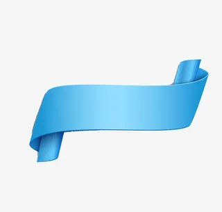 蓝色扁平标签免抠