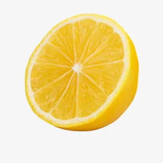 切开的柠檬免抠