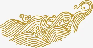 金线 边框 云纹免抠