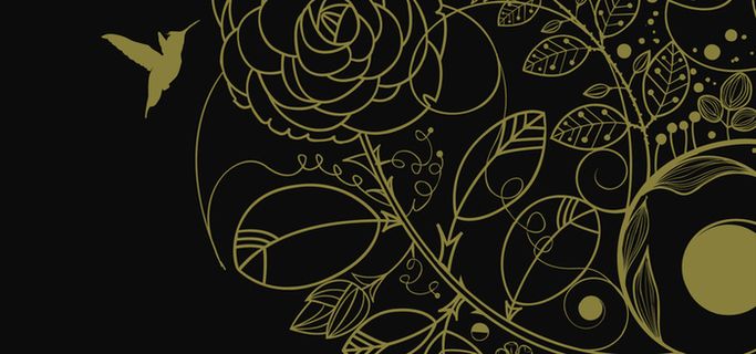 唯美花纹背景高清