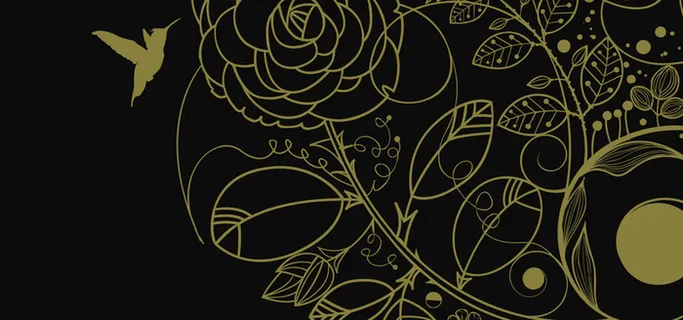 唯美花纹背景高清