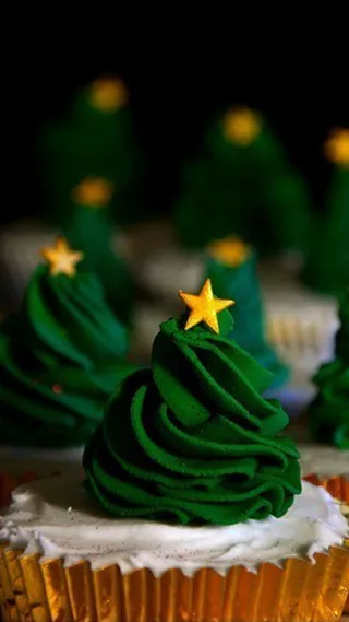 圣诞甜点背景图高清