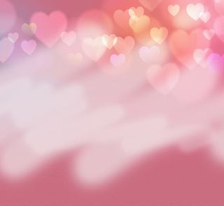 粉色底纹粉色爱心免抠