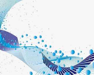 蓝色炫酷科技未来背景免抠