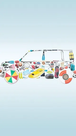 多彩汽车图案背景图高清