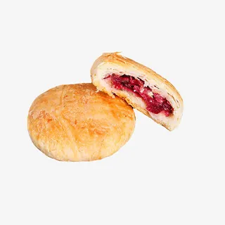 产品实物鲜香酥皮玫瑰鲜花饼免抠