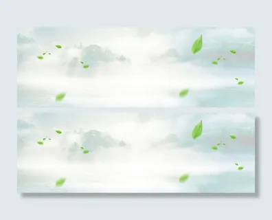 春色幽静山水海报banner高清 春色幽静山水海报banner高清