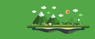 绿色生态庄园背景高清