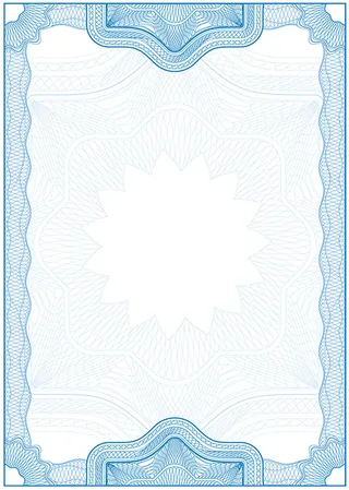 蓝色简约相框背景高清