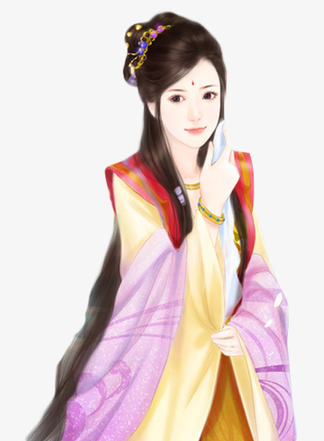 可爱古代小仙女免抠