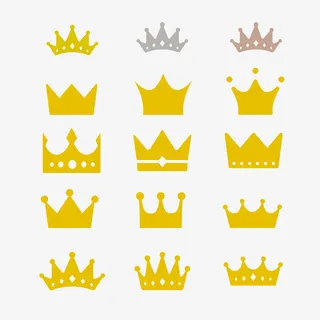 各种皇冠PNG免抠