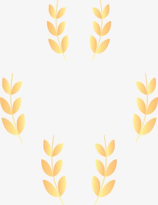 麦穗&橄榄树枝叶免抠