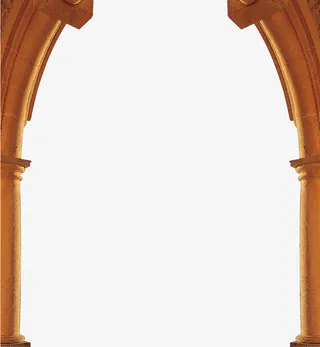 古典柱子边框免抠