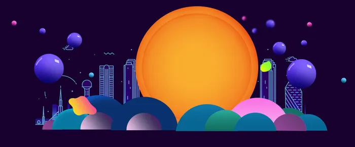 天猫金融家电光线红色高清春天母亲节背景高清