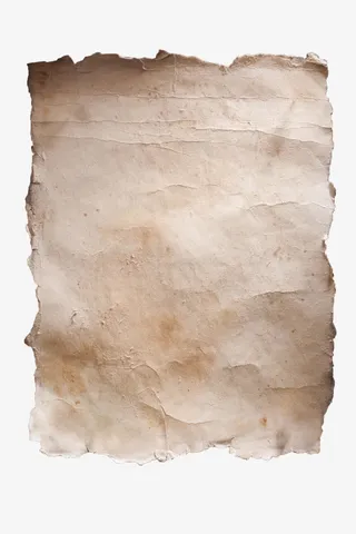 黄旧空白纸张免抠