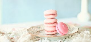 日系文艺清新马卡龙蛋糕美食高清