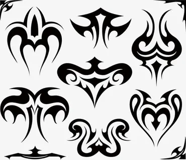 精美时尚花纹卷纹设计矢量素材免抠