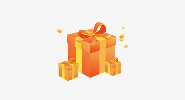 活动金币礼物素材免抠