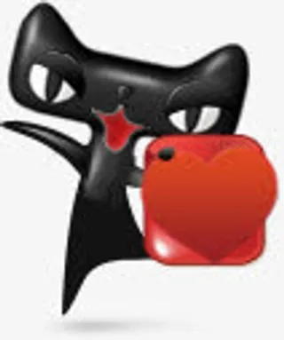 黑色天猫头像双十二海报素材免抠