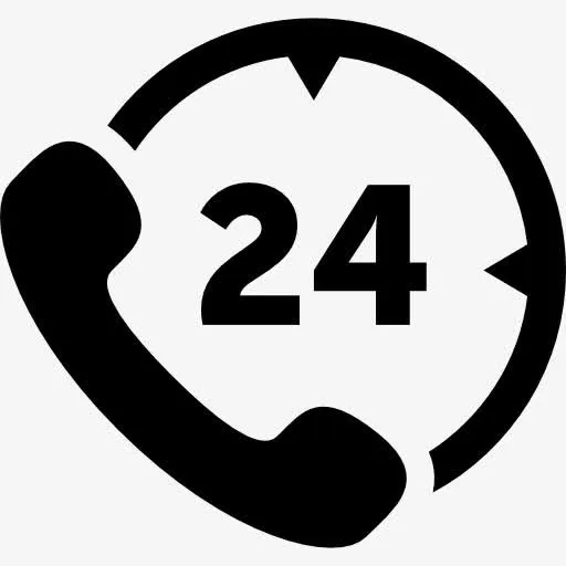 24小时电话服务图标免抠