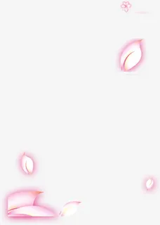 粉色手绘美丽树叶花朵招聘海报免抠