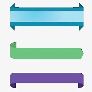 手绘卡通多彩标签免抠