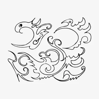 中国风纹样免抠