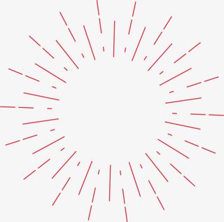 射线礼花免抠图标元素