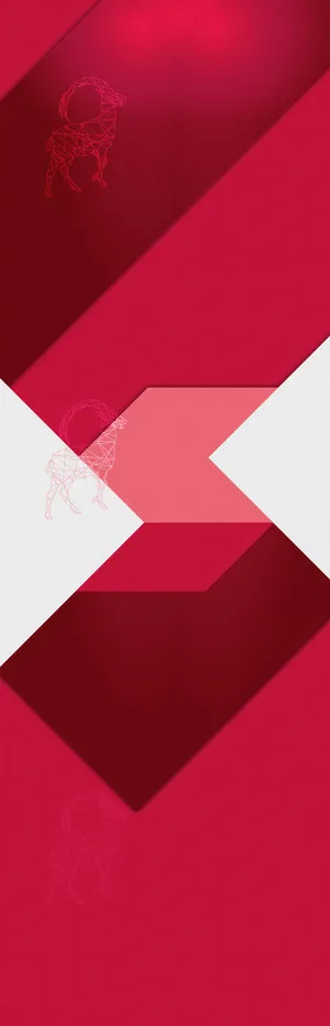 粉色羊年春节海报免抠