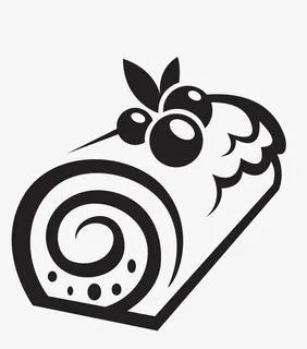 卷形蛋糕免抠