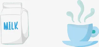 牛奶杯子免抠