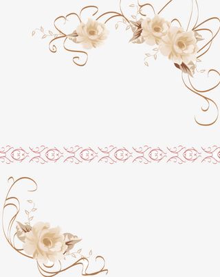 白玫瑰花纹素材背景