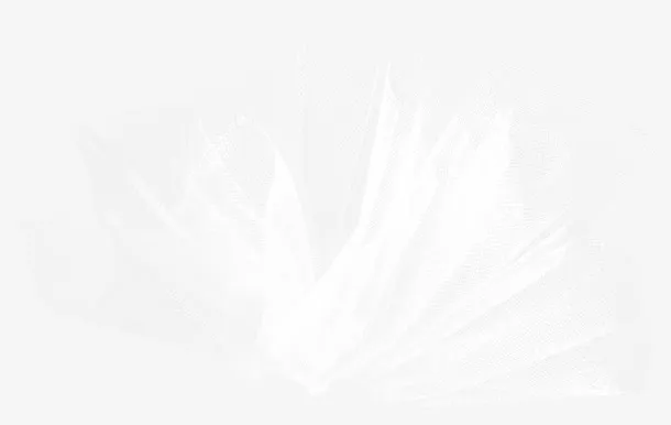 白色漂亮丝巾免抠