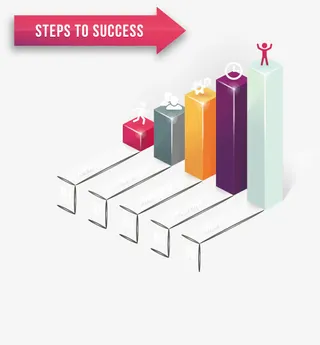 矢量柱形图免抠