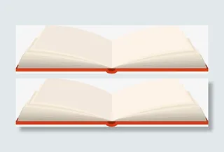 世界读书日翻开的书本免抠