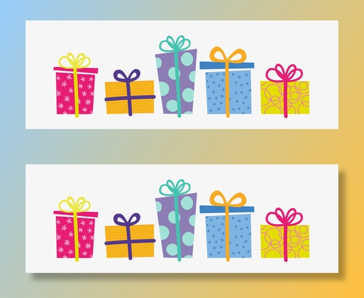 教师节送老师礼物一排礼物卡通免抠