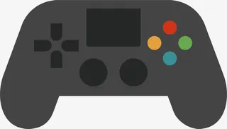 虚拟现实游戏机智能科技矢量图免抠