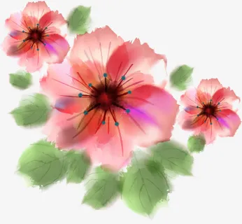 水彩画花纹素材免抠 水彩画花纹素材免抠