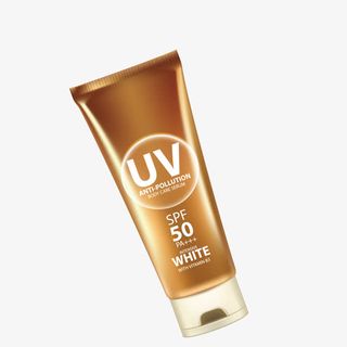 防晒霜宣传广告免抠