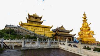 四川峨眉山风景四免抠