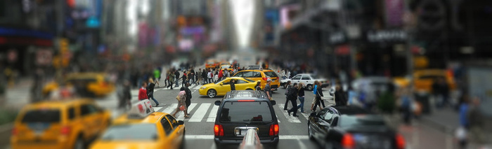 街道建筑虚化banner背景高清