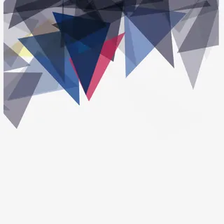 矢量三角形创意图案免抠