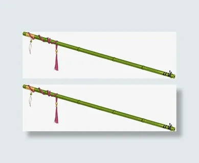 竹笛子手绘笛子乐器音乐免抠