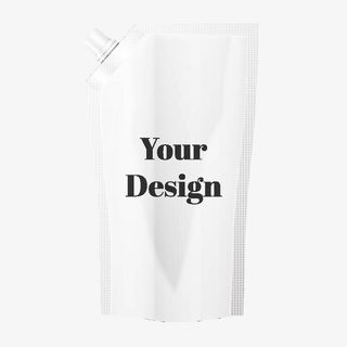 手绘果汁空白包装袋免抠