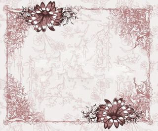 花朵蔓藤边框纹理海报背景素材高清