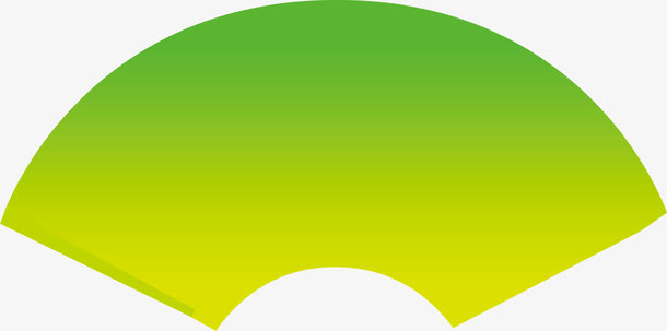 扇形渐变色banna横幅免抠